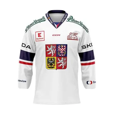Střída DRES ZÁPASOVÝ ČR Zápasový dres, bílá, velikost M