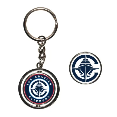 Přívěšek na klíče Los Angeles Clippers NBA Spinner Key Ring