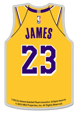 Odznak Los Angeles Lakers NBA Collector Pin Jewelry Card LeBron James