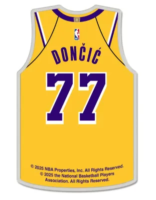 Odznak Los Angeles Lakers NBA Collector Pin Jewelry Card Luka Doncic