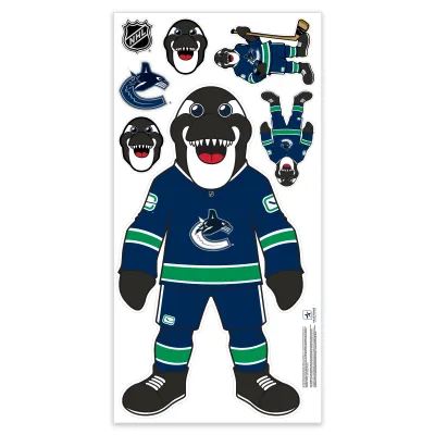 Nálepka na zeď Vancouver Canucks NHL sitionable Mascot