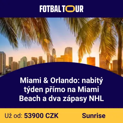 Miami & Orlando: nabitý týden přímo na Miami Beach a dva zápasy NHL