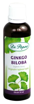 Dr. Popov Ginkgo biloba, 50 ml, originální bylinné kapky