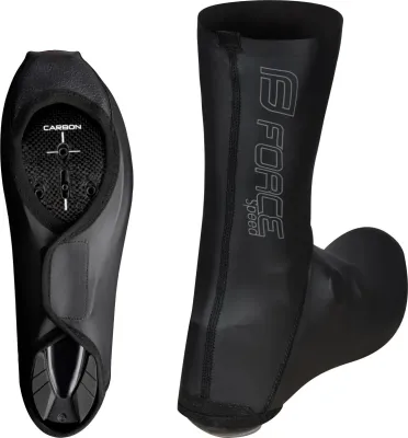 FORCE návleky treter F SPEED ROAD bez zipu, černé Velikost: L-XL