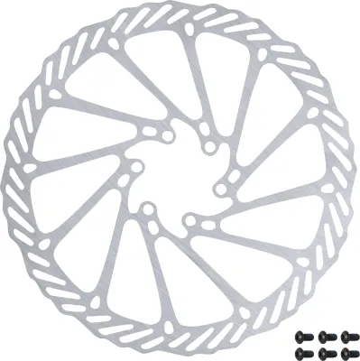 FORCE kotouč brzdový FORCE-7 180 mm, 6 děr, stříbrný
