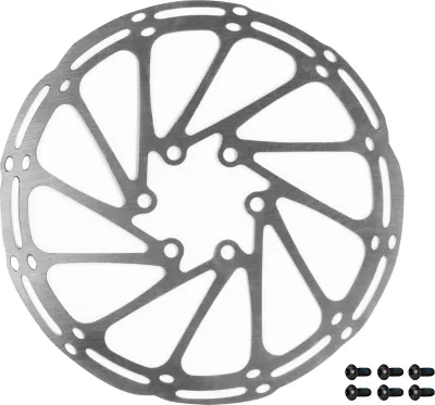 FORCE kotouč brzdový FORCE-8 160 mm, 6 děr, stříbrný