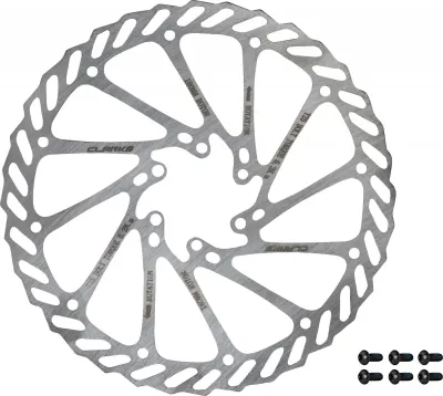 FORCE kotouč brzdový FORCE-CLARKS 180 mm, 6 děr, stříbr