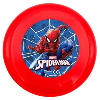 Létající talíř Spiderman, červený