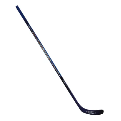 Hokejka 147cm, dřev., laminátová pravá - modrá