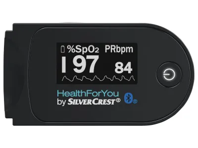 Silvercrest® Personal Care Pulzní oxymetr s Bluetooth® SPO 55