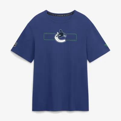 Tričko Vancouver Canucks NHL Authentic Pro Primary Logo Velikost: S