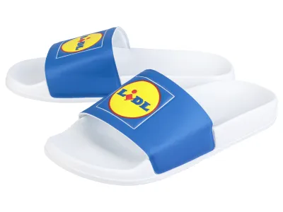 Dámské pantofle Lidl (modrá/bílá, 38)