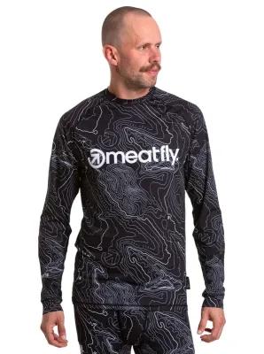 Pánské termo triko avery meatfly černá m