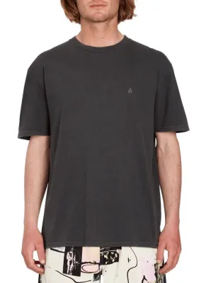 Volcom pánské tričko Solid Stone Emb Sst Black | Černá | Velikost XXL