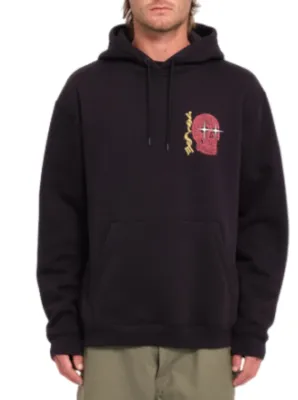 Volcom pánská mikina Noder Po Black | Černá | Velikost S