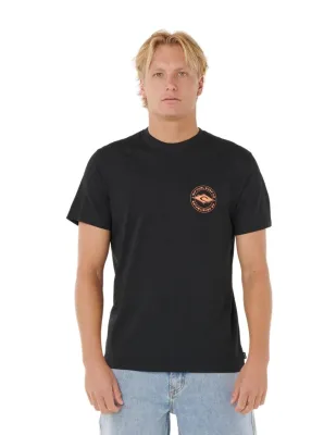 Rip curl pánské tričko Staple Black | Černá | Velikost M