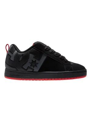 Dc shoes pánské boty Court Graffik SQ Black / Grey / Red | Černá | Velikost 46 EU