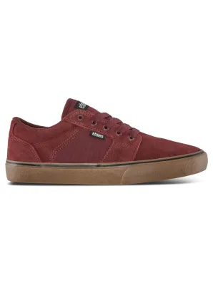Etnies pánské boty Barge Ls Burgundy / Gum | Červená | Velikost 7,5 US