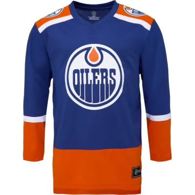 FANATICS EDMONTON OILERS HOME VALUE JERSEY Hokejový dres, modrá, velikost M
