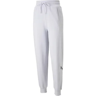 Puma POWER NOVA SHINE COLORBLOCK HIGH - WIST PANT TR Dámské tepláky, fialová, velikost S