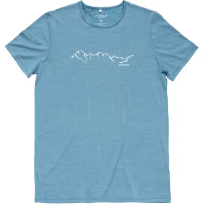 Devold ACTIVE "SKYLINE" TEE MAN Pánské funkční tričko, světle modrá, velikost XL