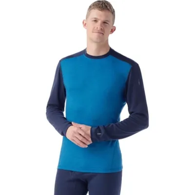 Smartwool CLASSIC THERMAL MERINO BL CREW BOXED Pánské triko, modrá, velikost S