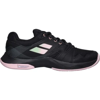 Babolat SHADOW TEAM 2 W Dámská badmintonová obuv, černá, velikost 38.5