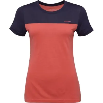 Devold CLASSIC LINEAR Dámské merino triko, oranžová, velikost M