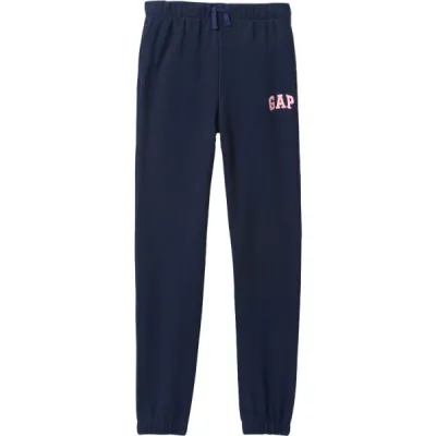 GAP V-FRCH LOGO Dívčí tepláky, tmavě modrá, velikost M