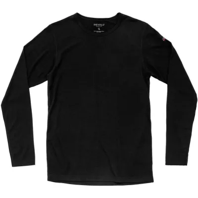 Devold MERINO 150 TEE MAN Pánské triko, černá, velikost XL
