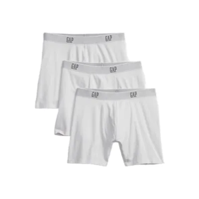 GAP V-3PK BASIC Pánské boxerky, bílá, velikost M