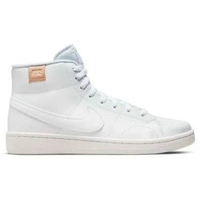 Nike COURT ROYALE 2 MID Dámské kotníkové tenisky, bílá, velikost 36.5