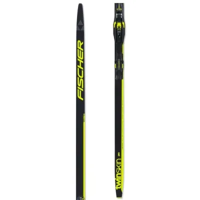 Fischer TWIN SKIN PRO MEDIUM SET + BDG CONTROL STEP Klasické lyže s podporou stoupání, černá, velikost 202