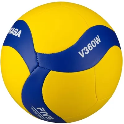 Mikasa V360W Volejbalový míč, žlutá, velikost 5