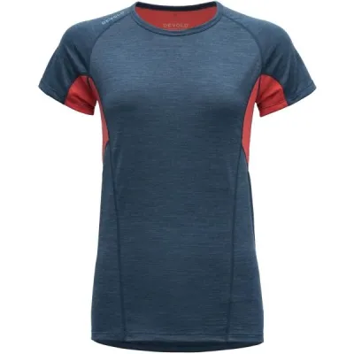Devold RUNNING MERINO 130 T-SHIRT Dámské triko, modrá, velikost S