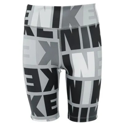 Nike DRI-FIT ONE Dívčí elastické šortky, šedá, velikost XL
