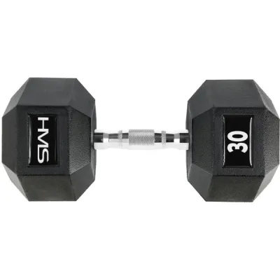 HMS 30 KG HEXAGONÁLNÍ JEDNORUČKA Hexagonální jednoručka, černá, velikost 30 KG