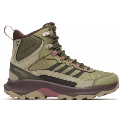 Merrell SPEED STRIKE 2 THERMO MID WP Dámské outdoorové boty, zelená, velikost 40