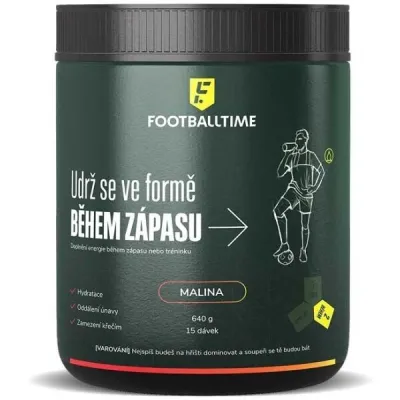 FOOTBALLTIME UDRŽ SE VE FORMĚ BĚHEM ZÁPASU MALINA Iontový nápoj, , velikost 640 G