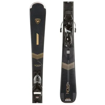 Rossignol NOVA 2S XPRESS + XPRESS W 10 GW Dámské sjezdové lyže, černá, velikost 142