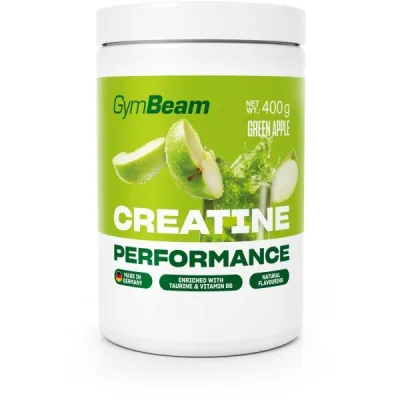 GymBeam CREATINE PERFORMANCE 400 G ZELENÉ JABLKO Doplněk stravy, , velikost 400 G