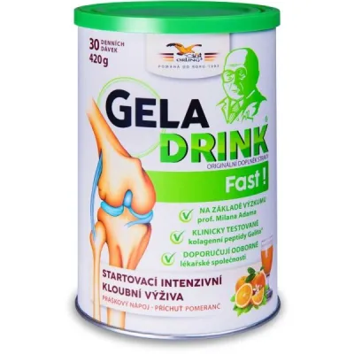 GELADRINK FAST POMERANČ 420 G Startovací kloubní výživa, , velikost 420 G