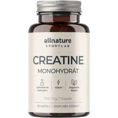 ALLNATURE SPORTLAB CREATINE MONOHYDRÁT 90 CPS Kreatinové kapsle, , velikost UNI
