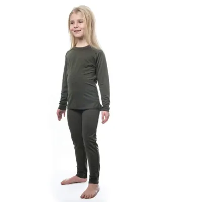 Sensor MERINO AIR SET Dětský funkční set, zelená, velikost 110