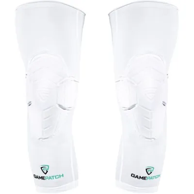 GAMEPATCH KNEE PADS Chrániče kolen, bílá, velikost XL