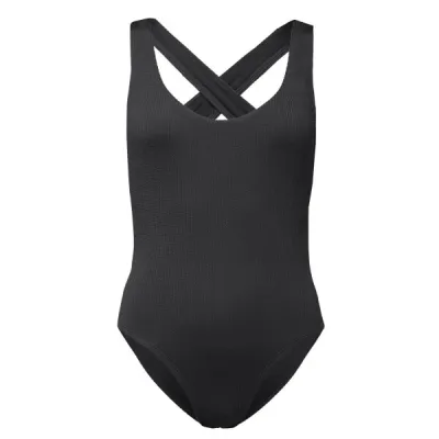 Nike ELEVATED ESSENTIAL Dámské jednodílné plavky, černá, velikost L
