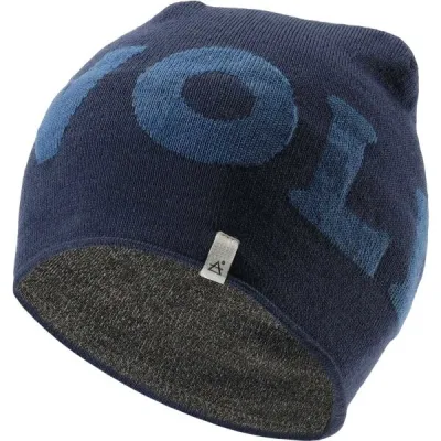 Devold LOGO MERINO BEANIE Čepice, modrá, velikost 58
