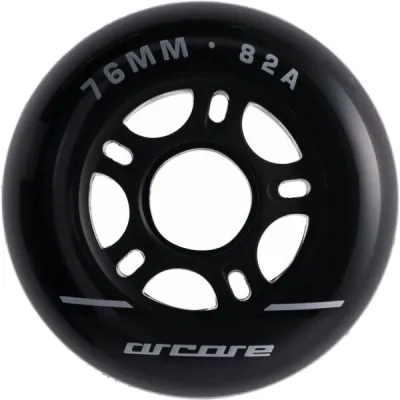 Arcore INLINE WHEELS 4PACK 76-82A Inline kolečka, černá, velikost UNI