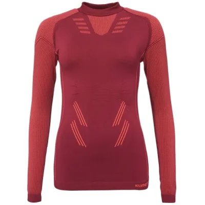 Klimatex YAMA SEAMLESS Dámské bezešvé termo triko, vínová, velikost L/XL