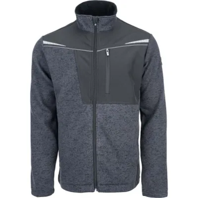 CERVA STIRLING STRETCH Pracovní svetr, černá, velikost 4XL